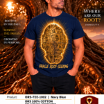 Oracle Root-Seeking Short Sleeve T-Shirt – Navy Blue – M