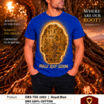 Oracle Root-Seeking Royal Blue short sleeve T-shirt ORS-TEE-1003